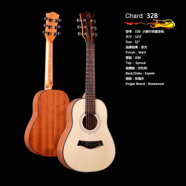 Chard Trave Size Guitar 32B