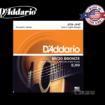 D'Addario EJ10 Extra Light 80/20 Bronze Acoustic Strings - .010-.047