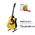 Fender CD-60CE Dreadnought Electro-Acoustic with Cutaway Natural