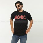 ACDC official logo Band T-shirt Mens T-Shirt Band Genres Hard rock blues rock rock and roll heavy meta