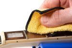 MusicNomad F-ONE Unfinished Fretboard Care Kit-Oil, Cloth, Brush (MN125) - Image 3