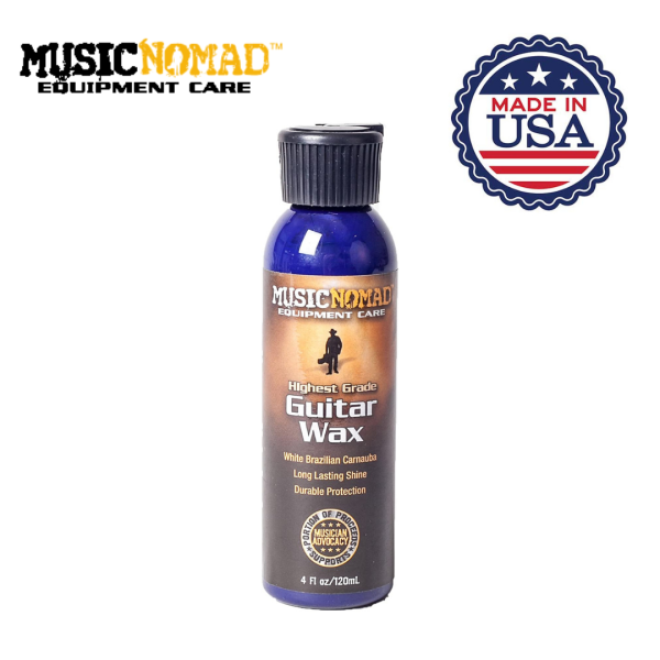 MusicNomad MN102 Premium White Brazilian Carnauba Guitar Wax, 4 oz