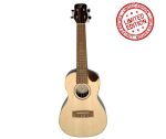 Concert Aulia Ukulele, Natural Wood With Currying Case and Picks