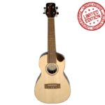 Concert Aulia Ukulele, Natural Wood With Currying Case and Picks