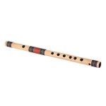 Combo of Bamboo Flute and Flute Bag - Natural Bamboo - Image 2