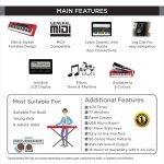 Casio CT-S200WE Portable Musical Keyboard Piano - Image 3