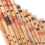 Bamboo Flute Set 12 Pcs - Wooden - Image 2