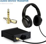 Adapter 6.35mm (1/4 Inch) Male to 3.5mm (1/8 Inch) Female and 3.5 mm Male Plug to 6.35 mm Female Jack, Audio Stereo TRS Converter Adapters (4 -Pack Gold Plated) - Image 6