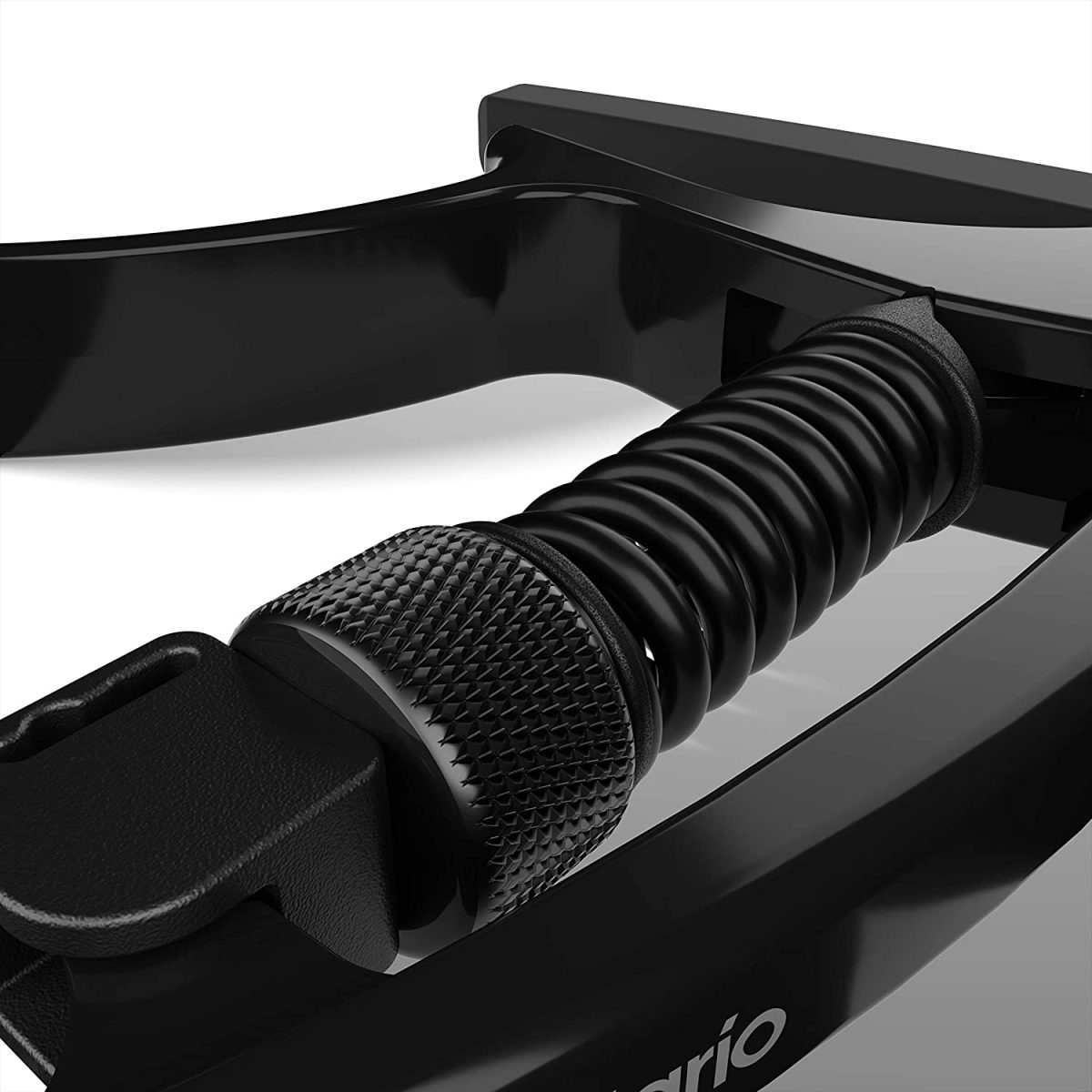 Daddario TRI-ACTION CAPO Adjustable Tension, Black PW-CP-09 For 6-String Electric and Acoustic Guitars - Image 2