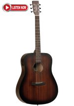 Tanglewood Crossroads Dreadnaught With Electronics TWCR DE Electro Acoustic Guitar with Gig Bag with Built in Tuner - Image 3