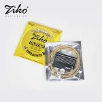 ZIKO DCZ-010 BRASS EXTRA LIGHT Bright Rich Tone Acoustic Guitar Strings Set