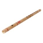 Combo of Bamboo A Natural Medium Flute for Beginner Series and Flute Bag - Natural - Image 3