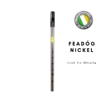 Feadog Tin Whistle Nickel in the Key "D" Made in Iriland , Irish Whistle Pack