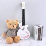 Enya nova ”কনসার্ট উকুলেলে সাদা-কার্বন ফাইবার ট্র্যাভেল উকুলেলে - guiter