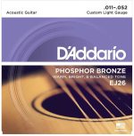 D'Addario EJ26 - Phosphor Bronze Custom Light Acoustic Guitar Strings .011-.052 - Image 2