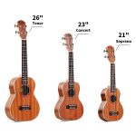 Deviser 26 inch sapele ukelele Tennor size