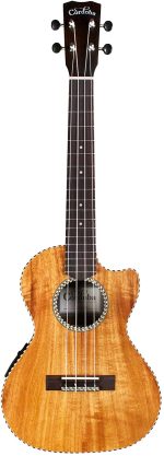 Cordoba Guitars 25T-CE Exotic Acacia Tenor Cutaway Ukulele - Image 2