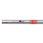 Combo of Scal C-8 Steel Flute and Flute Bag - Silver - Image 3