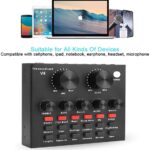 V8 sound card for living show Usb External Sound Card For Mobile Computer Audio Interface Sound Card With Bluetooth