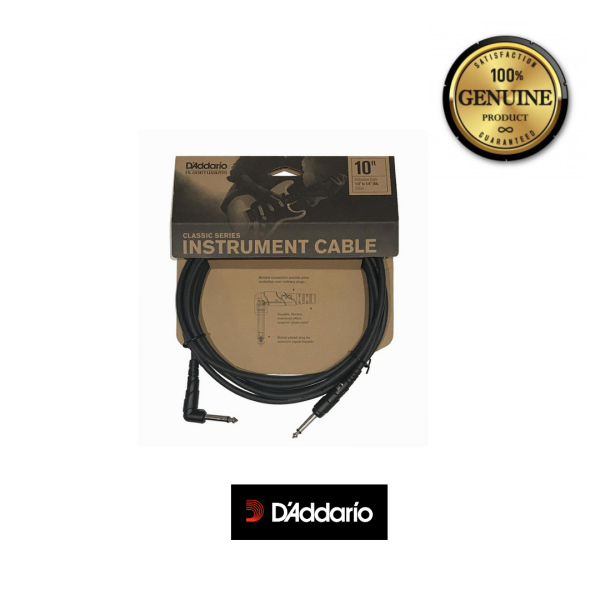 D’Addario CLASSIC SERIES INSTRUMENT CABLE 10ft