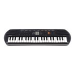 Casio SA-77 Portable Musical Keyboard Piano - Black & Grey with adapter - Image 2