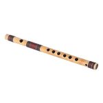 Master Tuned Combo of Bamboo Flute and Flute Bag  Key-G - Image 2