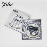 ZIKO DUS-010 SILVER PLATING EXTRA LIGHT Acoustic Guitar Strings SetBright Rich Tone