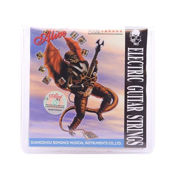Alice 506 Guitar Strings - Black