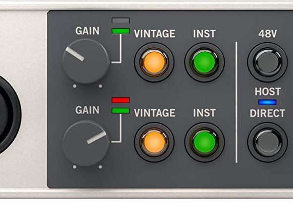 Universal Audio Volt 2 USB Audio Interface for recording, podcasting, and streaming with essential audio software