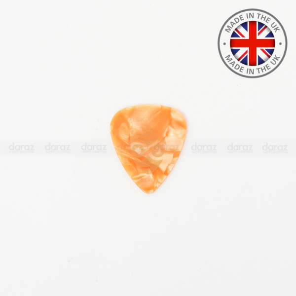 Pick Geek Origin Guitar Picks Heavy (0.96mm) Orange Cool Custom Guitar Picks For Electric, Acoustic, or Bass Guitar