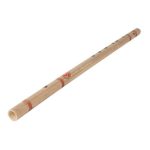 Combo of Bamboo A Sharp Medium Flute for Beginner Series and Flute Bag - Natural - Image 3