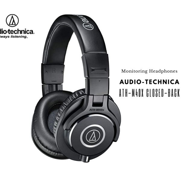 Audio-Technica ATH-M40x Closed-back Studio Monitoring Headphones