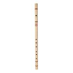 Combo of Bamboo G Sharp Base Flute for Beginner Series and Flute Bag - Natural - Image 2