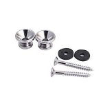 Guitar Belt Pins 2 PCs - Silver