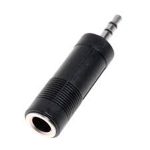 Audio 3.5mm Stereo Plug to 6.35mm Mono Jack Adapter Microphone AV