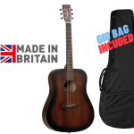 Tanglewood Crossroads Dreadnought Acoustic Guitar with Gig Bag TWCR D Acoustic Guitar
