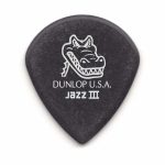 Dunlop 571P140- Gator Grip Jazz III Guitar Picks -GATOR GRIP® USA