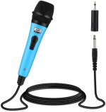Moukey MK0120 Dynamic Microphone Dynamic Karaoke Microphone, Moukey Handheld Wired Mic Cardioid Home, 13 ft XLR Cable Metal Corded for Singing/PA Speaker/Amp/Mixer/Karaoke Machine/Speech/Wedding/Stage-Black (MWm-5) - Image 2