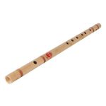 Combo of Bamboo C Medium Natural Flute for Beginner Series and Flute Bag - Natural - Image 3