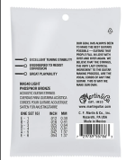 Martin MA540 Authentic Acoustic Superior Performance Guitar Strings - 92/8 Phosphor Bronze Light - Image 2