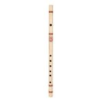 Combo of Bamboo E Natural Medium Flute for Beginner Series and Flute Bag - Natural - Image 2