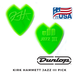 Dunlop 47-KH3N  Kirk Hammett Jazz III Guitar Picks Made in USA