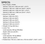 Hercules KS210B EZ-LOK Double Tier X Multi-Keyboard Stand (KS210B) - Image 4