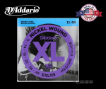D'Addario EXL115 Nickel Wound Electric Guitar Strings, Medium/Blues-Jazz Rock, 11-49