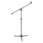 Stainless Steel Microphone Stand - Black