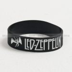 Led Zeppelin English rock band official Logo printed high quality silicon Wristband