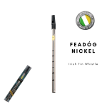 Feadog Tin Whistle Nickel in the Key "C" Made in Iriland , Irish Whistle Pack