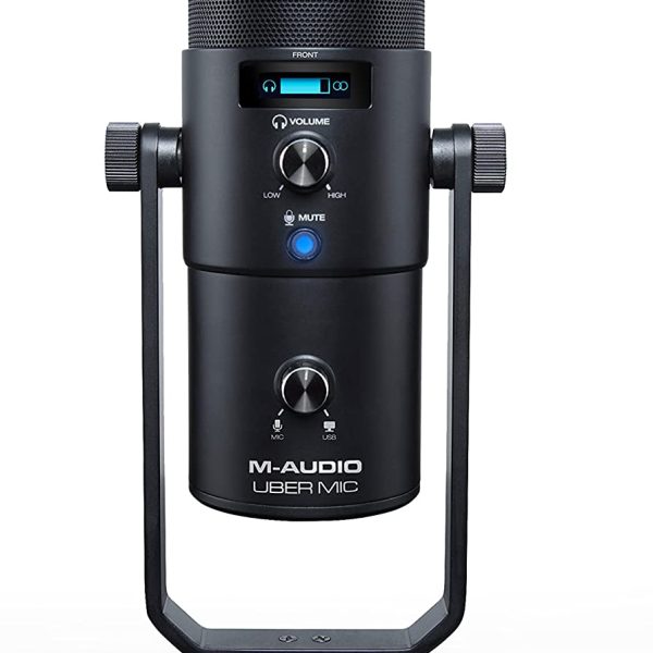 M-Audio Uber Mic  Professional USB Microphone With Switchable Polar Patterns and Integrated Headphone Output