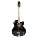 Givson Crown Acoustic Guitar - Black - Image 2