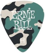Ernie Ball Heavy Camouflage Guitar Pick Made in USA CAMOUFLAGE CELLULOSE - Image 2
